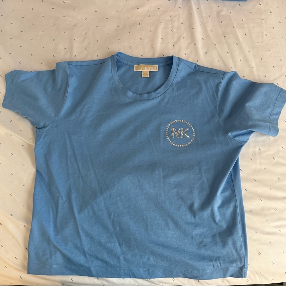 Michael Kors Blue Short Sleeve Tee